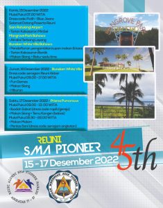 SMA Pioner Gelaran Reuni Akbar